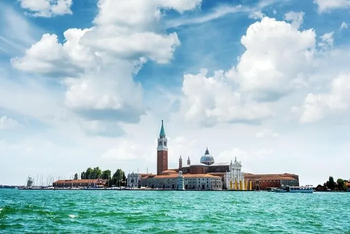 Framed Print : Venice, Italy. The island of San Giorgio Maggiore and the eponymous Cathedra