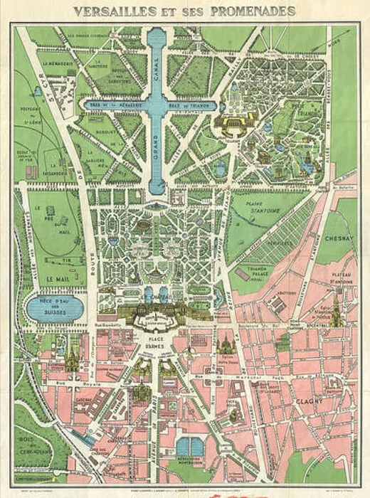 Framed Print : Versailles et ses Promenades Framed Print : Versailles et ses Promenades
