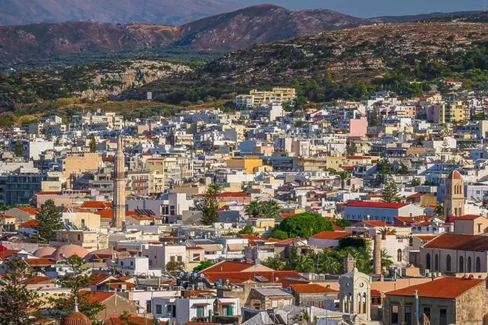 Framed Print : A vibrant view of Rethymnon, Crete Framed Print : A vibrant view of Rethymnon, Crete