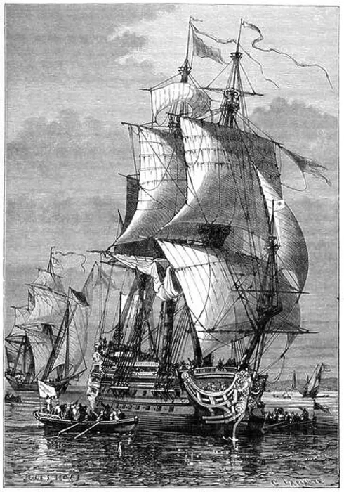 Framed Print : Victory by Abraham Duquesne over Admiral Michel Adriaanzoon de Ruyter, 1898. Artist: Laplante Framed Print : Victory by Abraham Duquesne over Admiral Michel Adriaanzoon de Ruyter, 1898. Artist: Laplante