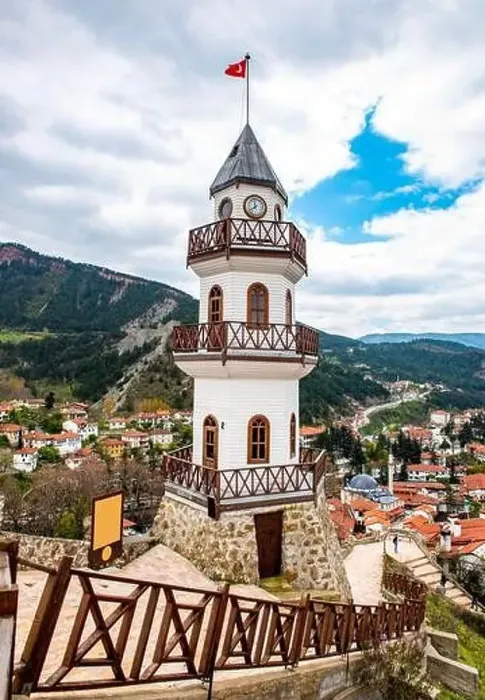 Framed Print : The Victory Tower (Zafer Kulesi) in Goynuk District. Goynuk, Bolu, Turkey