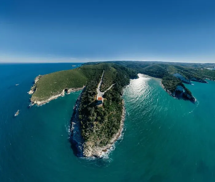 Framed Print : Vieste Apulia City Sea Coastline blue in Italy Drone 360 vr Framed Print : Vieste Apulia City Sea Coastline blue in Italy Drone 360 vr