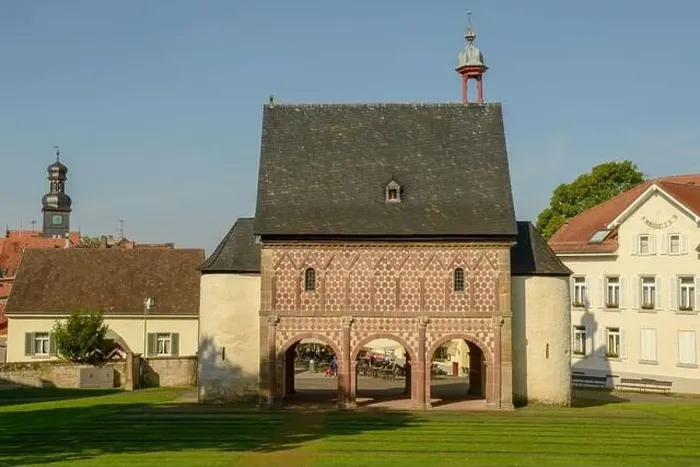 Framed Print : View at the abbey of Lorsch on Germany, Unesco world heritage Framed Print : View at the abbey of Lorsch on Germany, Unesco world heritage