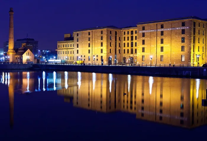 Framed Print : View of Albert Dock from the Pier Head in Liverpool Framed Print : View of Albert Dock from the Pier Head in Liverpool
