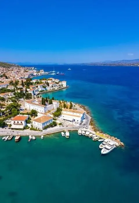 Framed Print : View of the amazing island of Spetses, Greece Framed Print : View of the amazing island of Spetses, Greece
