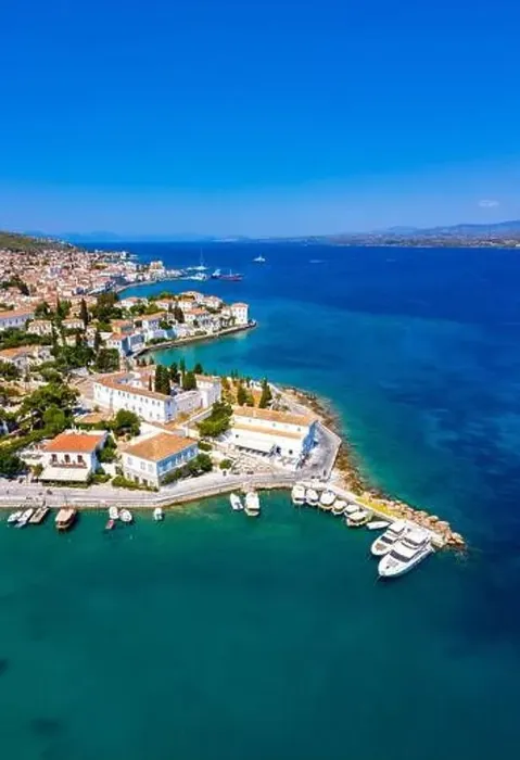 Framed Print : View of the amazing island of Spetses, Greece Framed Print : View of the amazing island of Spetses, Greece