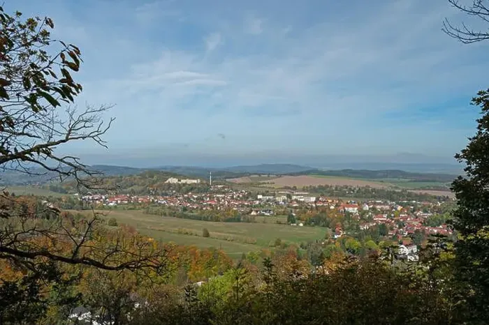 Framed Print : view to Bad Tabarz in the Thuringian Forest Framed Print : view to Bad Tabarz in the Thuringian Forest