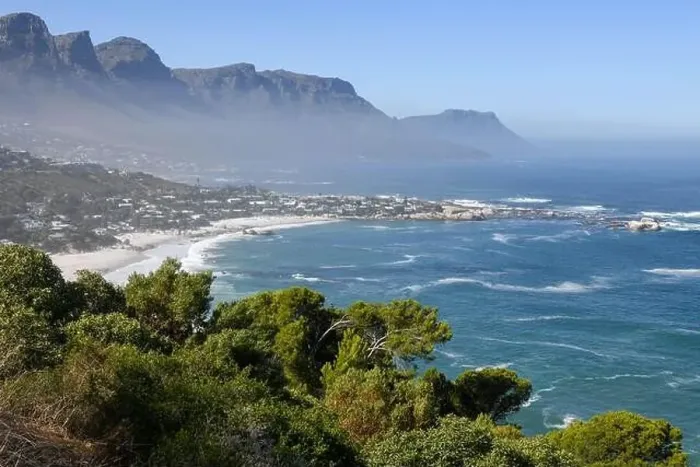 Framed Print : View at the beach of Clifton near Cape Town on South Africa Framed Print : View at the beach of Clifton near Cape Town on South Africa