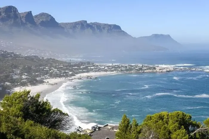 Framed Print : View at the beach of Clifton near Cape Town on South Africa Framed Print : View at the beach of Clifton near Cape Town on South Africa