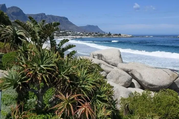 Framed Print : View at the beach of Clifton near Cape Town on South Africa Framed Print : View at the beach of Clifton near Cape Town on South Africa