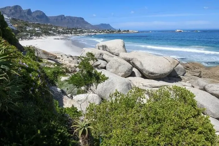 Framed Print : View at the beach of Clifton near Cape Town on South Africa Framed Print : View at the beach of Clifton near Cape Town on South Africa