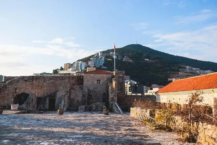Framed Print : View of Budva old town streets Framed Print : View of Budva old town streets