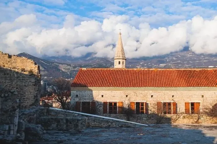 Framed Print : View of Budva old town streets Framed Print : View of Budva old town streets