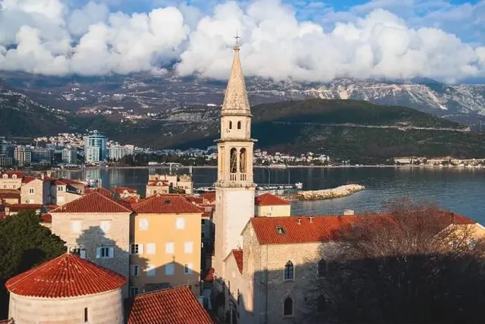 Framed Print : View of Budva old town streets Framed Print : View of Budva old town streets