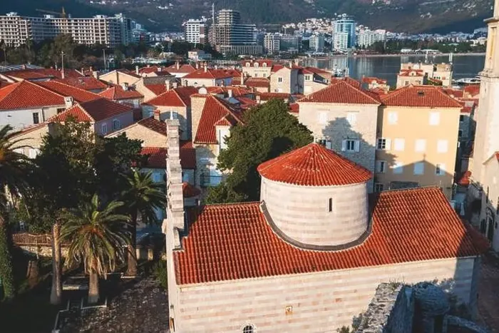 Framed Print : View of Budva old town streets Framed Print : View of Budva old town streets
