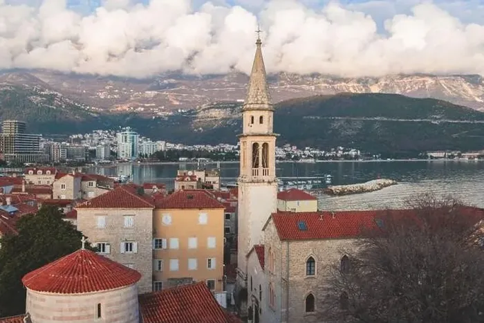 Framed Print : View of Budva old town streets Framed Print : View of Budva old town streets
