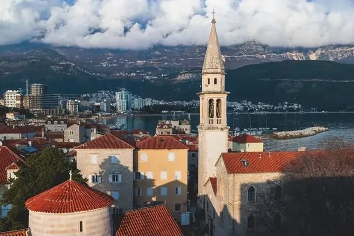 Framed Print : View of Budva old town streets Framed Print : View of Budva old town streets