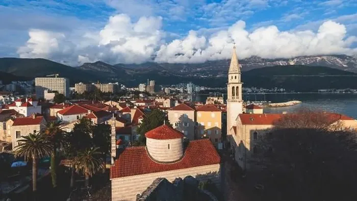 Framed Print : View of Budva old town streets Framed Print : View of Budva old town streets