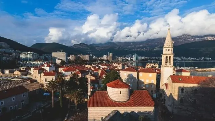 Framed Print : View of Budva old town streets Framed Print : View of Budva old town streets