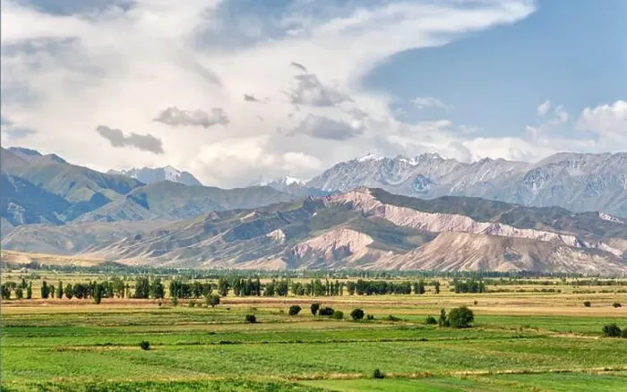 Framed Print : View from Burana Tower close to Bishkek, Kyrgyzstan, taken in August 2018 Framed Print : View from Burana Tower close to Bishkek, Kyrgyzstan, taken in August 2018