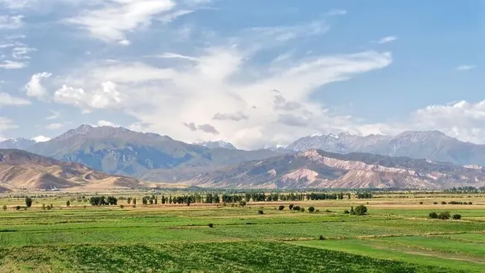 Framed Print : View from Burana Tower close to Bishkek, Kyrgyzstan, taken in August 2018 Framed Print : View from Burana Tower close to Bishkek, Kyrgyzstan, taken in August 2018