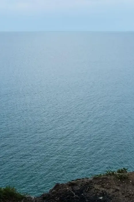 Framed Print : Top view from the cliff to the vast expanses of the blue sea in cloudy weather. Beautiful seascape from a drone Framed Print : Top view from the cliff to the vast expanses of the blue sea in cloudy weather. Beautiful seascape from a drone