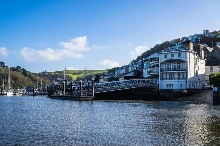 Framed Print : View of Dartmouth Lower Ferry, Kingswear, Devon, England, Europe Framed Print : View of Dartmouth Lower Ferry, Kingswear, Devon, England, Europe