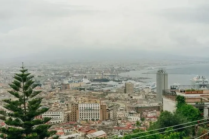 Framed Print : Top view of downtown Naples, Italy. High quality photo Framed Print : Top view of downtown Naples, Italy. High quality photo