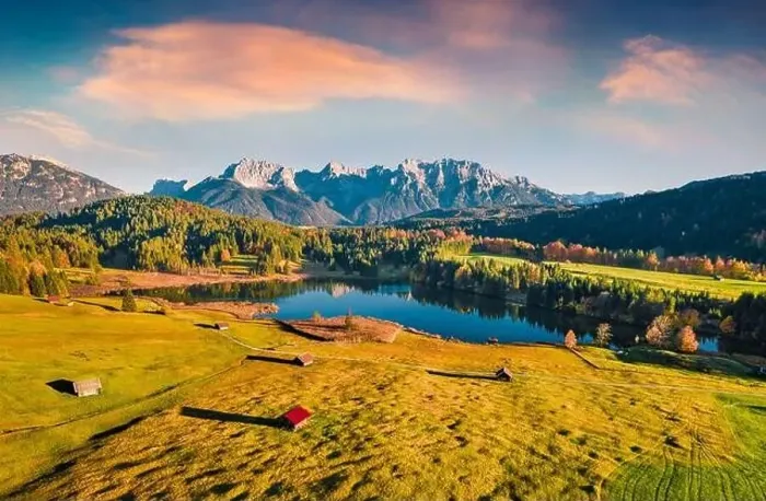 Framed Print : View from flying drone Framed Print : View from flying drone