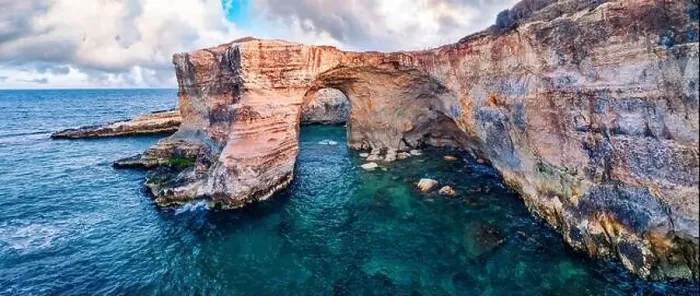 Framed Print : View from flying drone. Aerial spring view of popular tourist attraction - Torre Sant'Andrea Framed Print : View from flying drone. Aerial spring view of popular tourist attraction - Torre Sant'Andrea