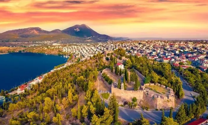 Framed Print : View from flying drone of Karababa Castle Framed Print : View from flying drone of Karababa Castle