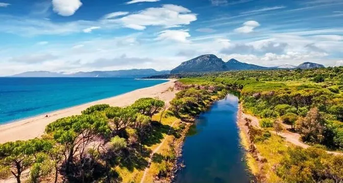 Framed Print : View from flying drone. Marvelous morning view of Osala Beach Framed Print : View from flying drone. Marvelous morning view of Osala Beach