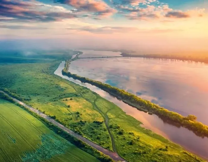 Framed Print : View from flying drone of Plotycha lake Framed Print : View from flying drone of Plotycha lake