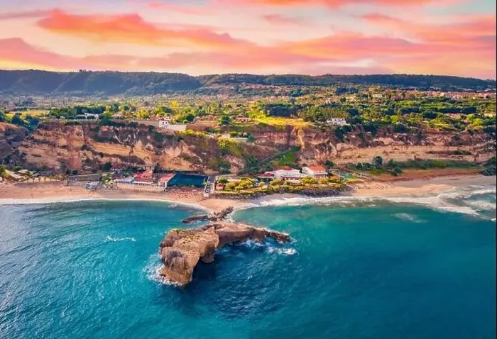Framed Print : View from flying drone of Riachi rocks Framed Print : View from flying drone of Riachi rocks