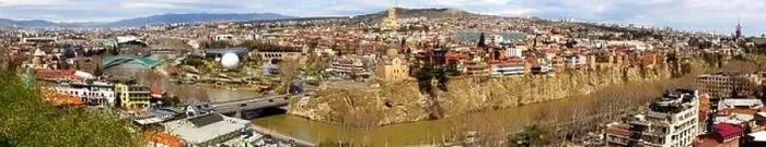 Framed Print : View of the historical center of Tbilisi Framed Print : View of the historical center of Tbilisi