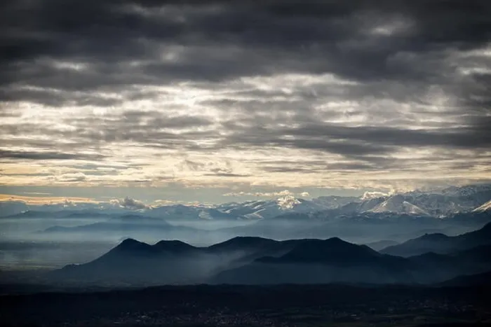 Framed Print : View of the Italian alps from the air Framed Print : View of the Italian alps from the air