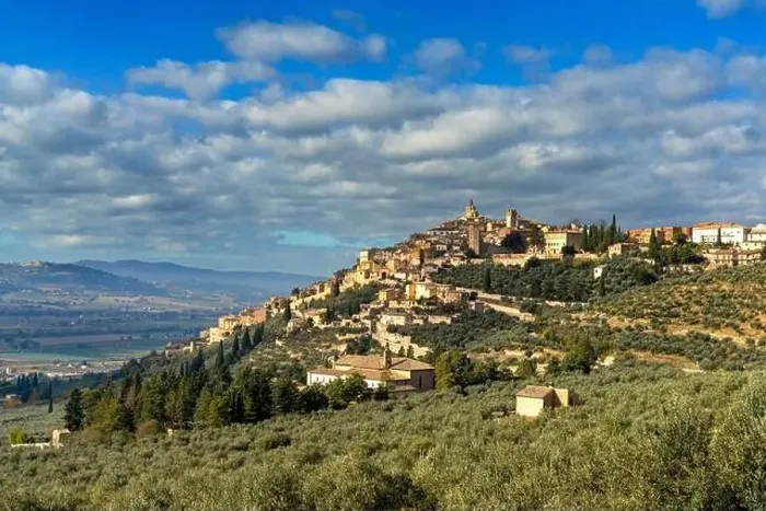 Framed Print : A view of the Italian hilltop village of Trevi in the Umbria Region Framed Print : A view of the Italian hilltop village of Trevi in the Umbria Region
