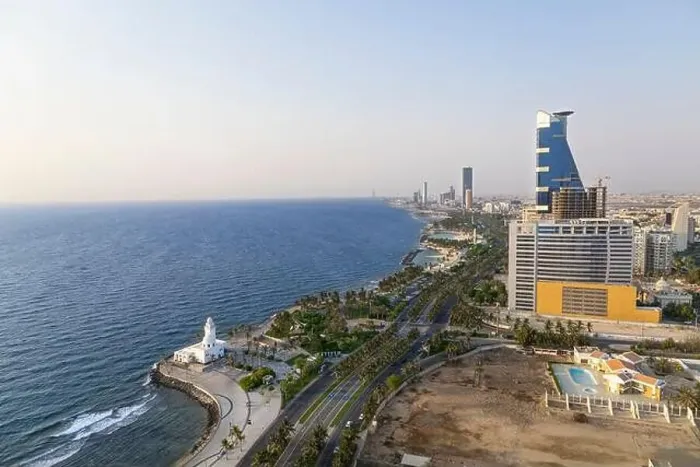 Framed Print : Top view Jeddah city beach Saudi Arabia - Red Sea corniche View, Waterfront Framed Print : Top view Jeddah city beach Saudi Arabia - Red Sea corniche View, Waterfront