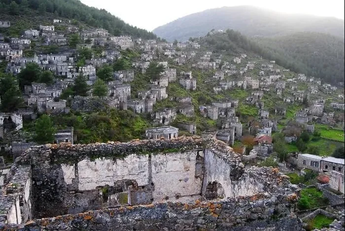 Framed Print : View over Kayakoy ghost town in Turkey Framed Print : View over Kayakoy ghost town in Turkey