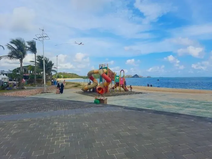 Framed Print : View of Kuta Beach at Mandalika Area