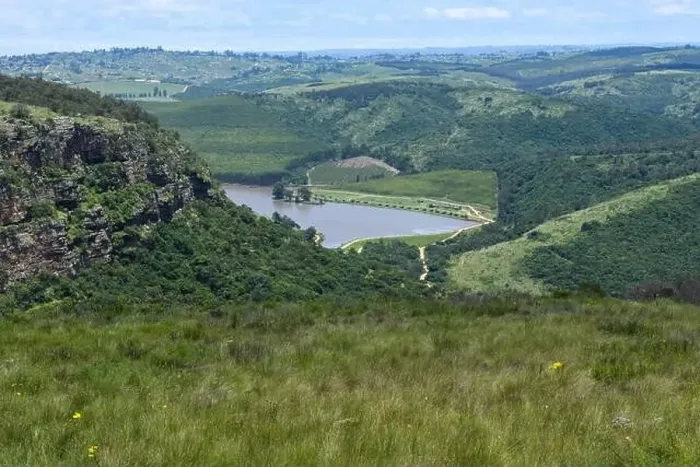 Framed Print : View at lake Eland on Oribi gorge near Port Shepstone in South Africa Framed Print : View at lake Eland on Oribi gorge near Port Shepstone in South Africa