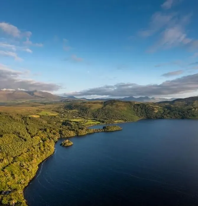 Framed Print : A view of Lough Caragh lake in the Glencar Valley of Kerry County in warm eveing light Framed Print : A view of Lough Caragh lake in the Glencar Valley of Kerry County in warm eveing light
