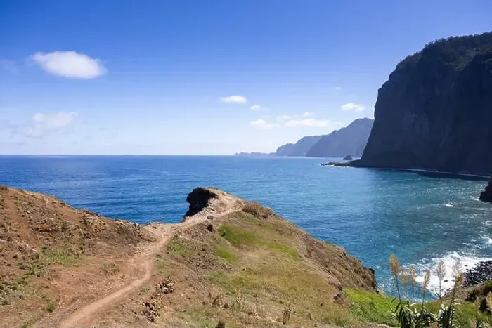 Framed Print : View of Madeira scenic cliffs coastline landscape from Guindaste viewpoint. Madeira island, Portugal Framed Print : View of Madeira scenic cliffs coastline landscape from Guindaste viewpoint. Madeira island, Portugal