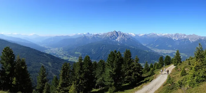 Framed Print : View from Mt. Patscherkofel over the Wipptal and Stubaital valleys Framed Print : View from Mt. Patscherkofel over the Wipptal and Stubaital valleys