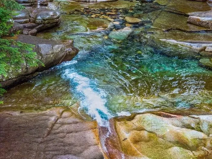Framed Print : A view from above of a pool in Denny Creek in Washington State Framed Print : A view from above of a pool in Denny Creek in Washington State