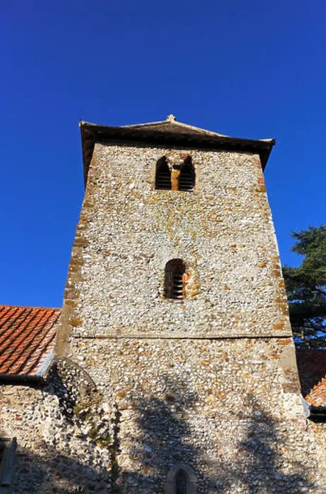 Framed Print : A view of the Saxon tower of the parish church of St Mary and All Saints at Newton by Castle Acre, Norfolk, England, UK Framed Print : A view of the Saxon tower of the parish church of St Mary and All Saints at Newton by Castle Acre, Norfolk, England, UK