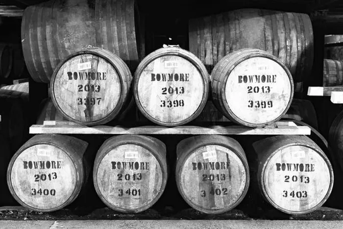 Framed Print : View of scotch whisky barrels in warehouse at Bowmore Distillery on island of Islay in Inner Hebrides of Scotland, UK Framed Print : View of scotch whisky barrels in warehouse at Bowmore Distillery on island of Islay in Inner Hebrides of Scotland, UK