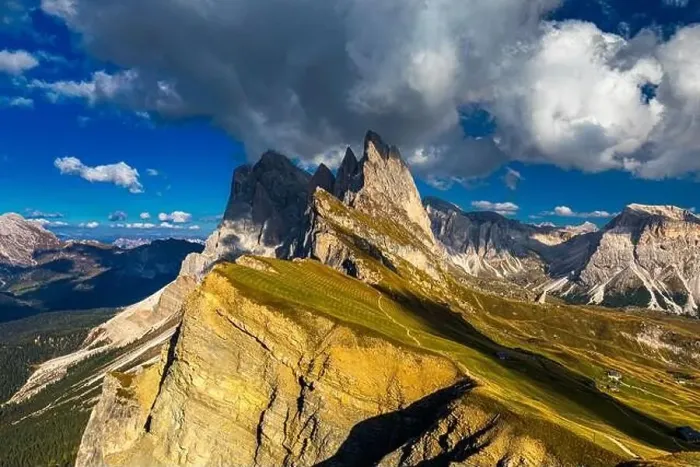 Framed Print : View on Seceda peak. Trentino Alto Adige Framed Print : View on Seceda peak. Trentino Alto Adige