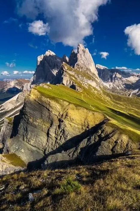 Framed Print : View on Seceda peak. Trentino Alto Adige Framed Print : View on Seceda peak. Trentino Alto Adige