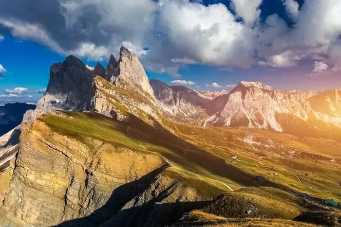 Framed Print : View on Seceda peak. Trentino Alto Adige Framed Print : View on Seceda peak. Trentino Alto Adige